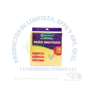 PAÑO AMARILLO 20 UDS